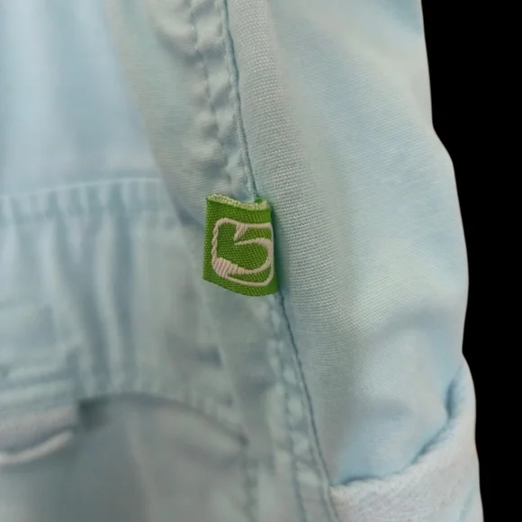 ⭐️Core Womans Blue Scub Pants  with Relaxed Fit Size L  No Size Tag - Picture 3 of 6